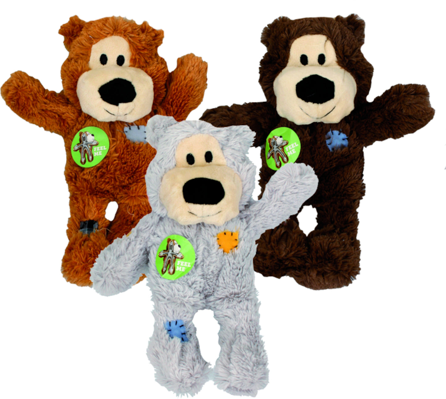 Kong® Speelgoed Wild Knots Beer met touw Meerdere kleuren