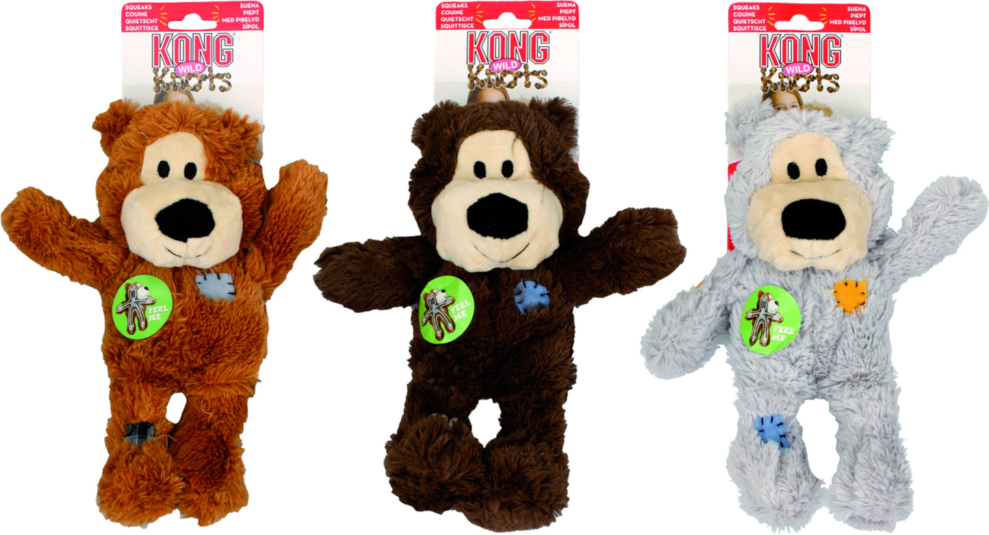 Kong® Speelgoed Wild Knots Beer met touw Meerdere kleuren