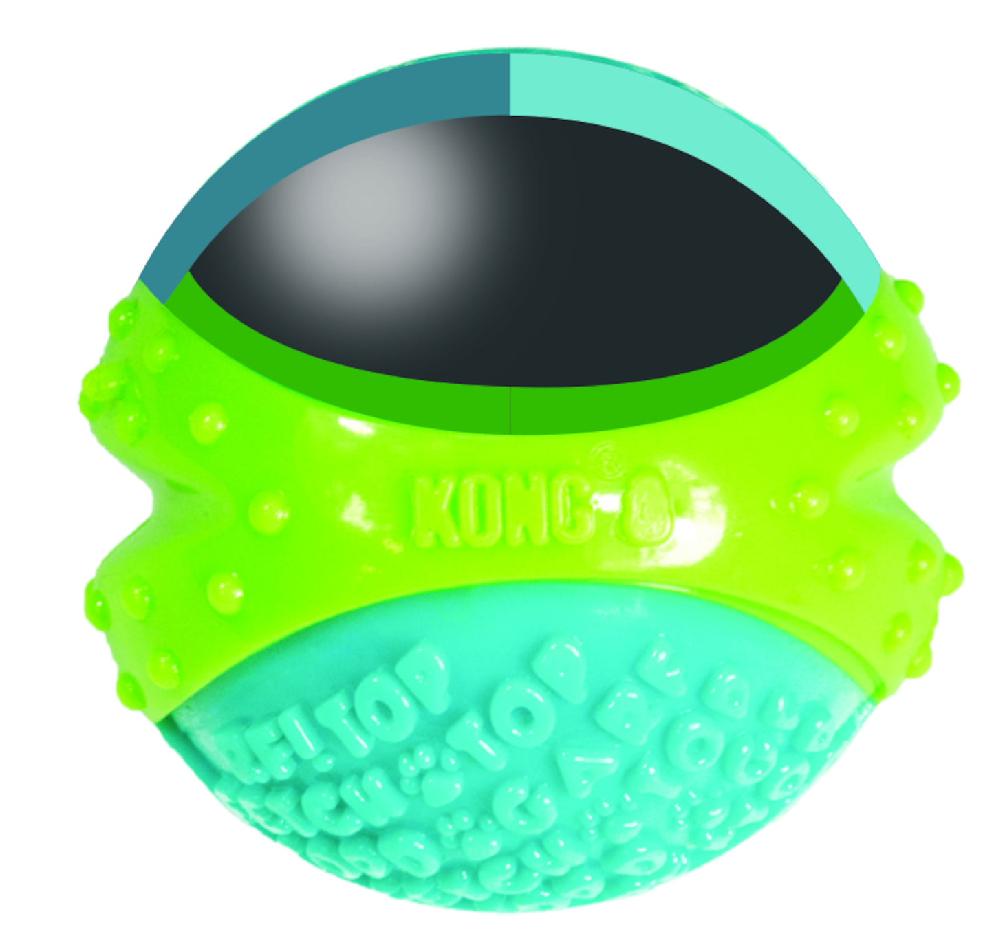 Kong® Speelgoed Core Strength Bal Turkoois
