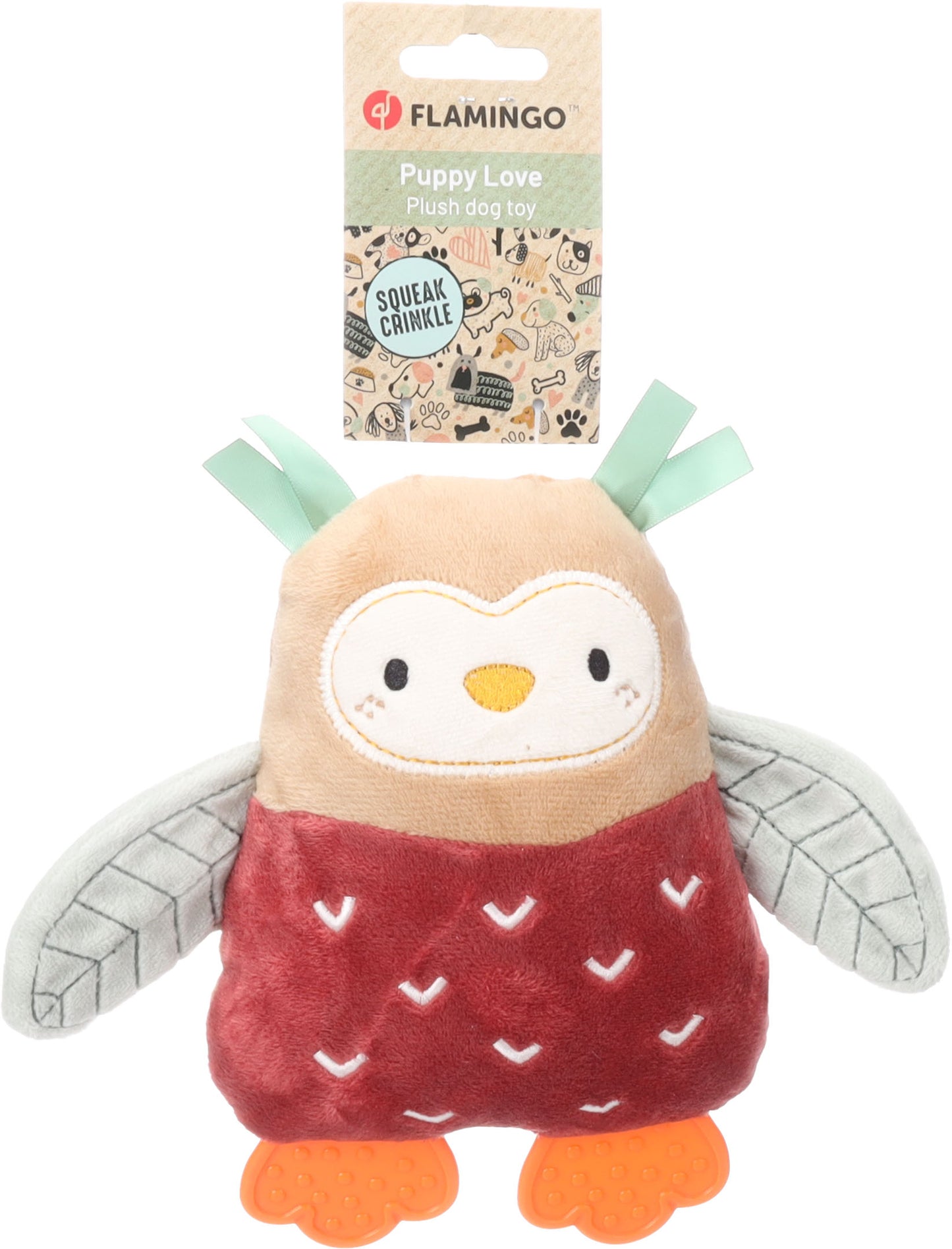 Puppy Phoebe Uil Meerkleurig