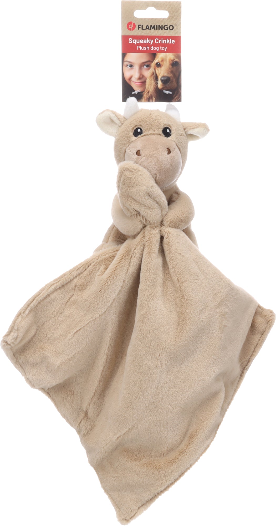 Zapu Knuffeldoek & Stier Taupe