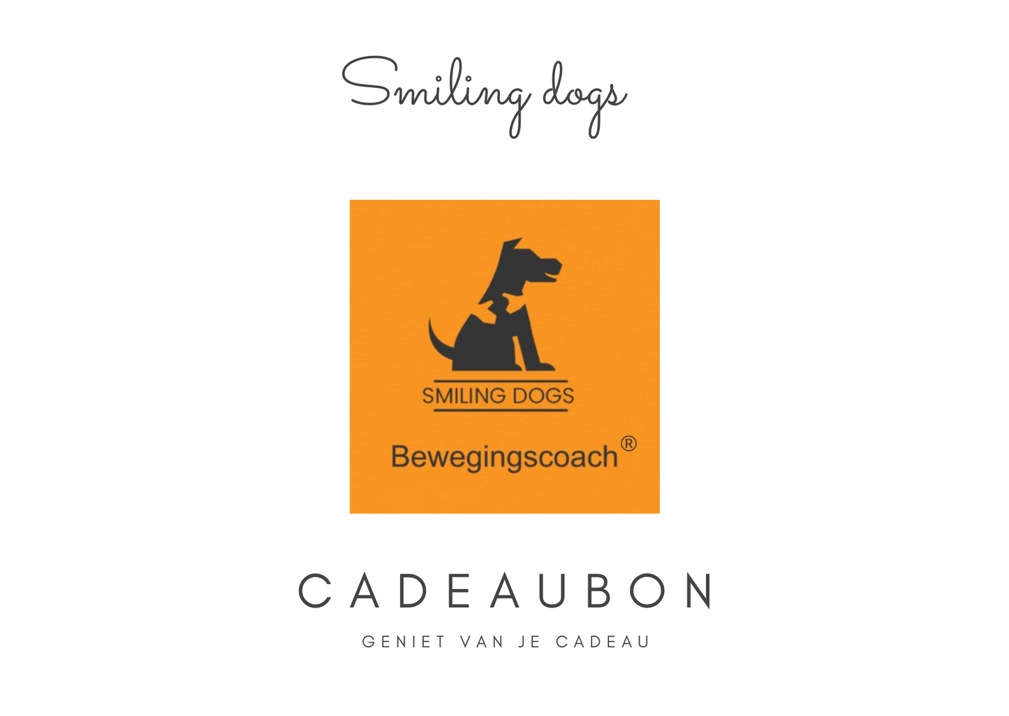 Smiling dogs cadeaubon