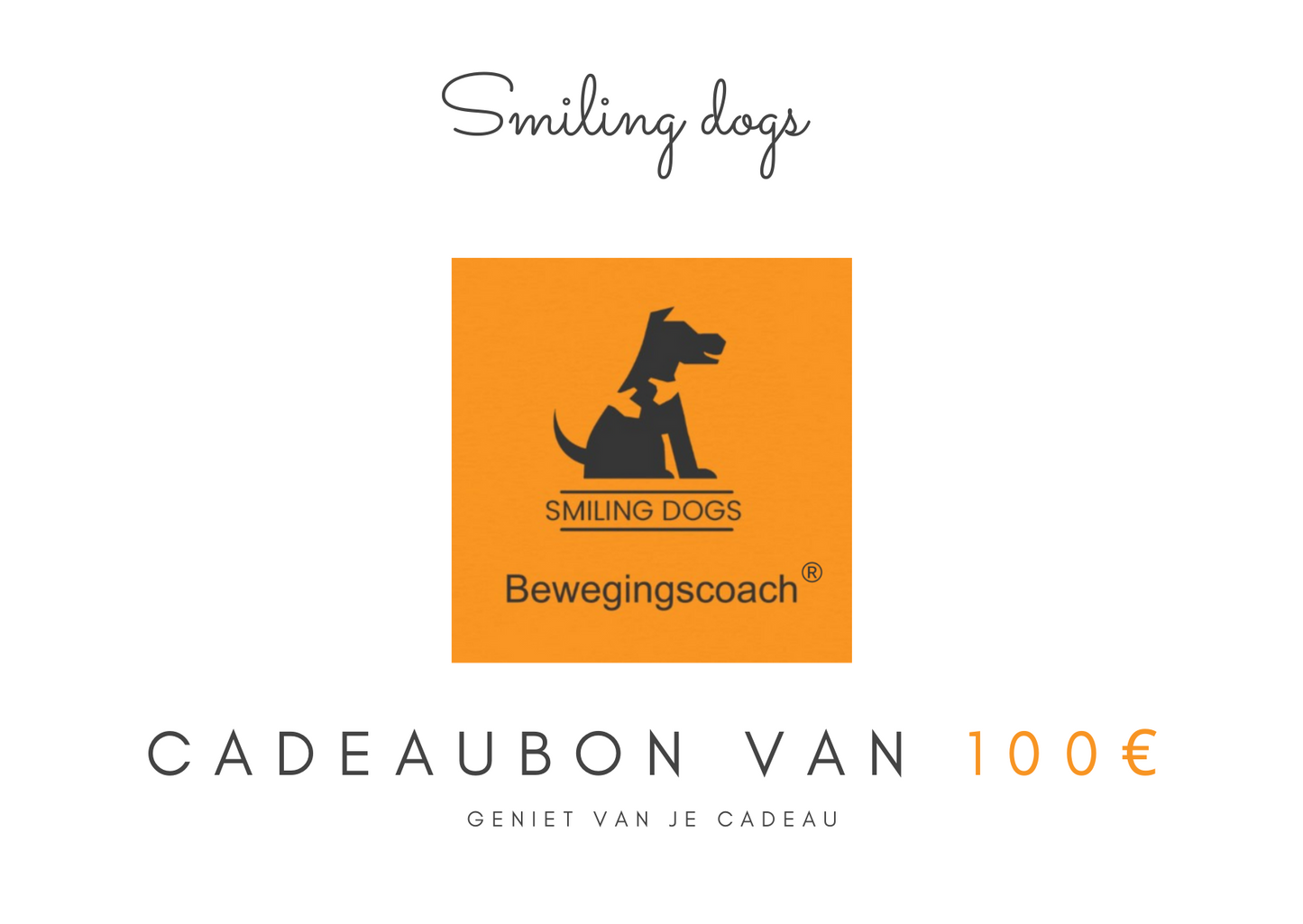 Smiling dogs cadeaubon