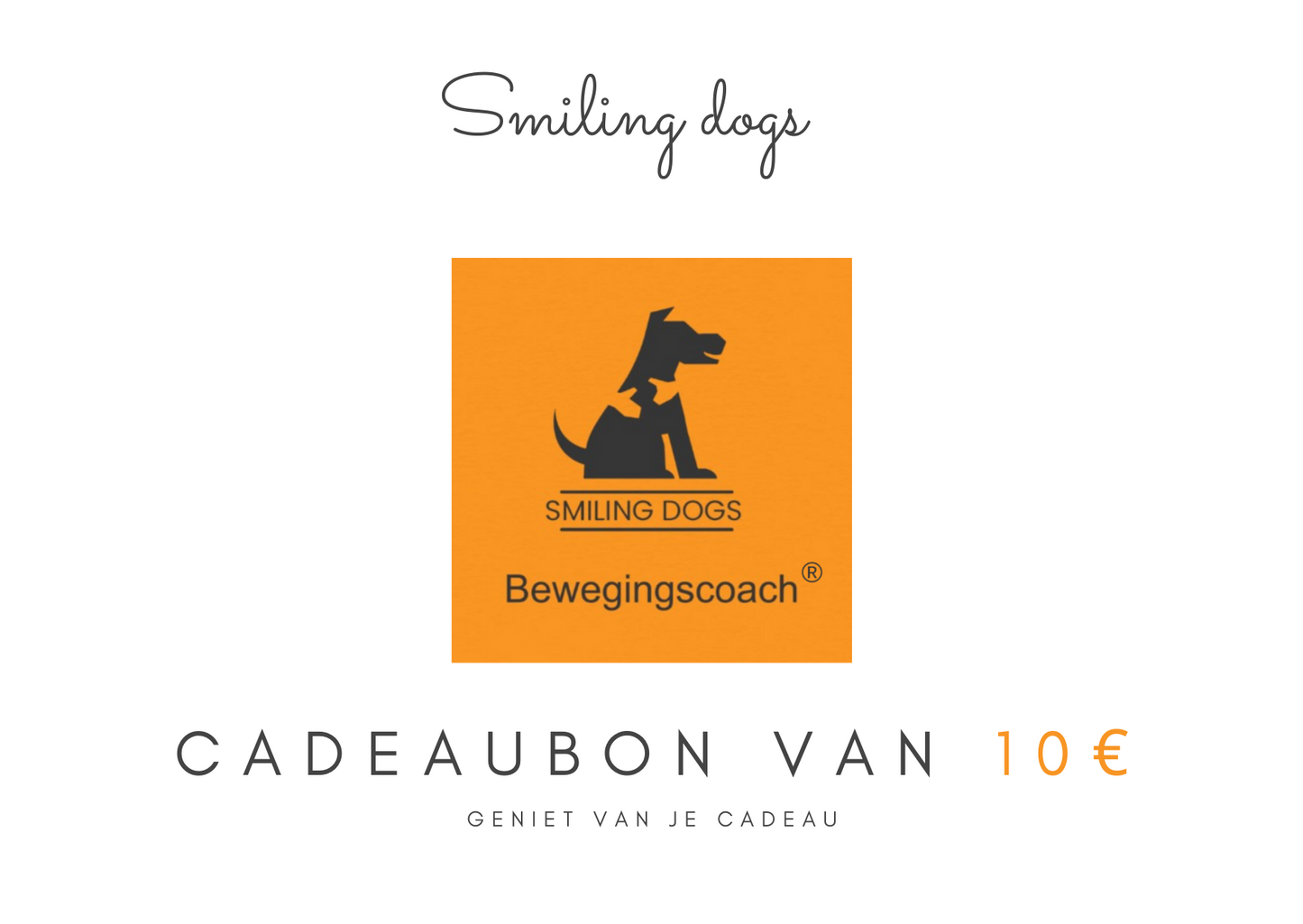 Smiling dogs cadeaubon