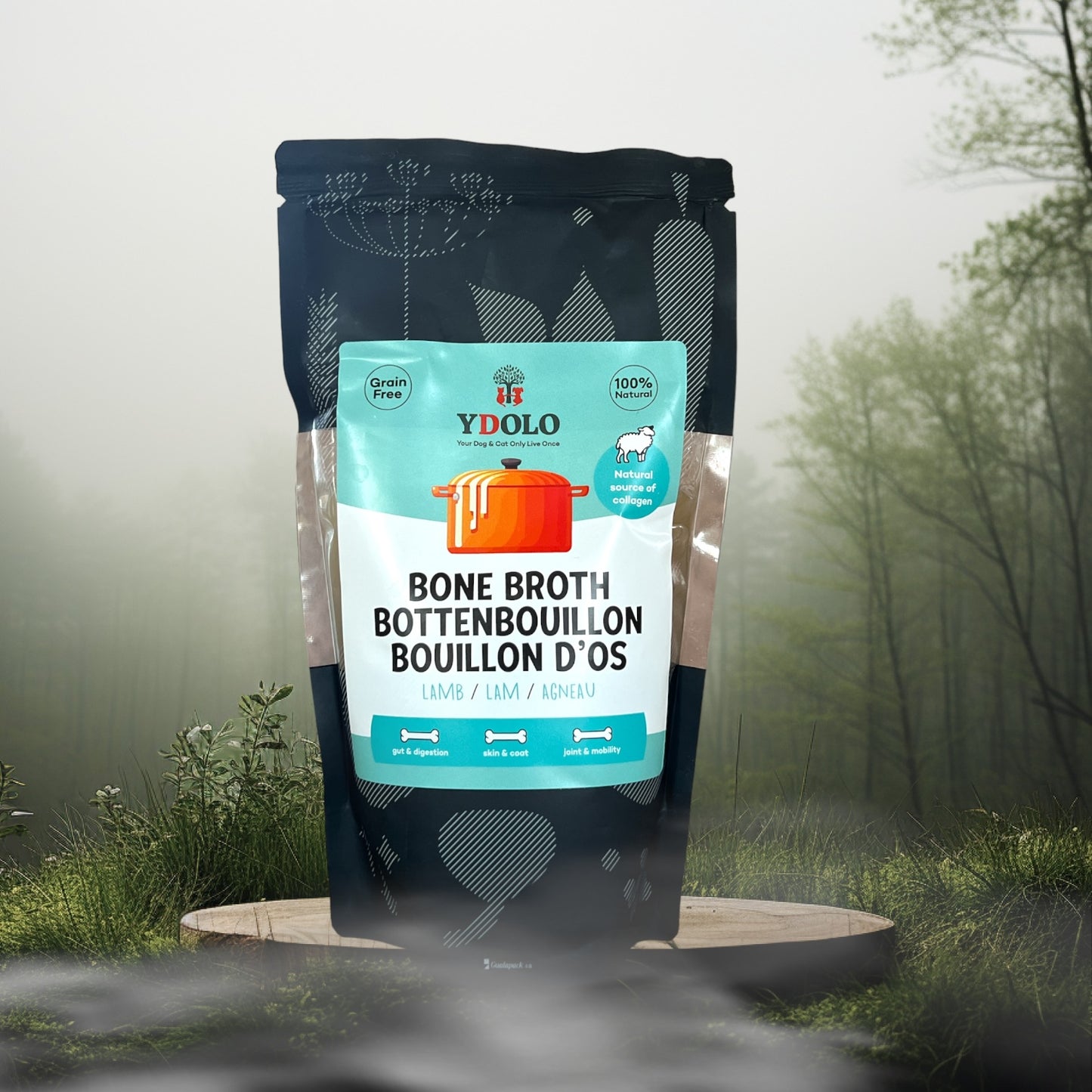 YDOLO Bottenbouillon / bouillon d'os Ierlands Lam / Agneau, 230ml