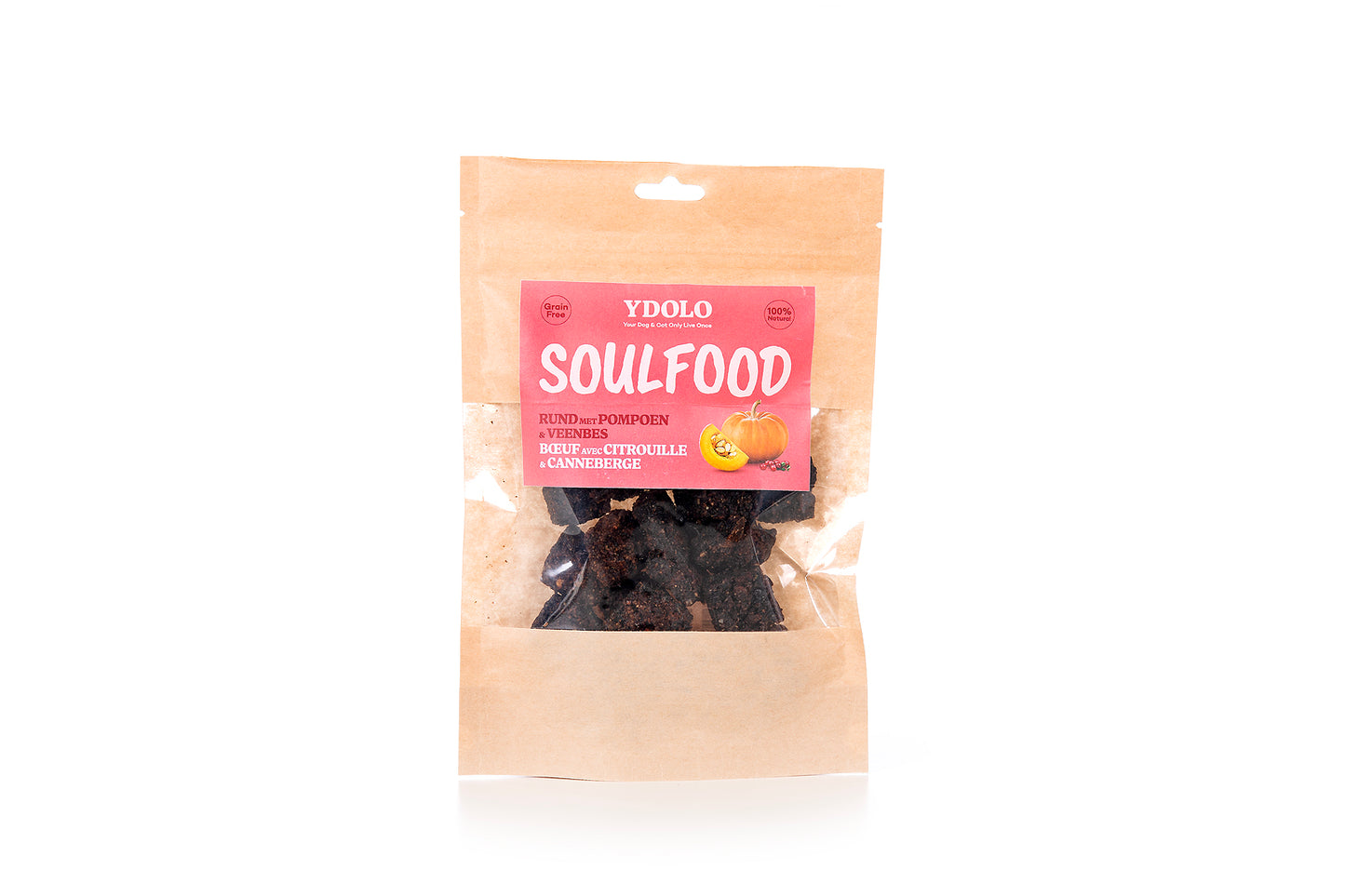 YDOLO Soulfood Bites Rund, Pompoen & Veenbessen | YDOLO Soulfood