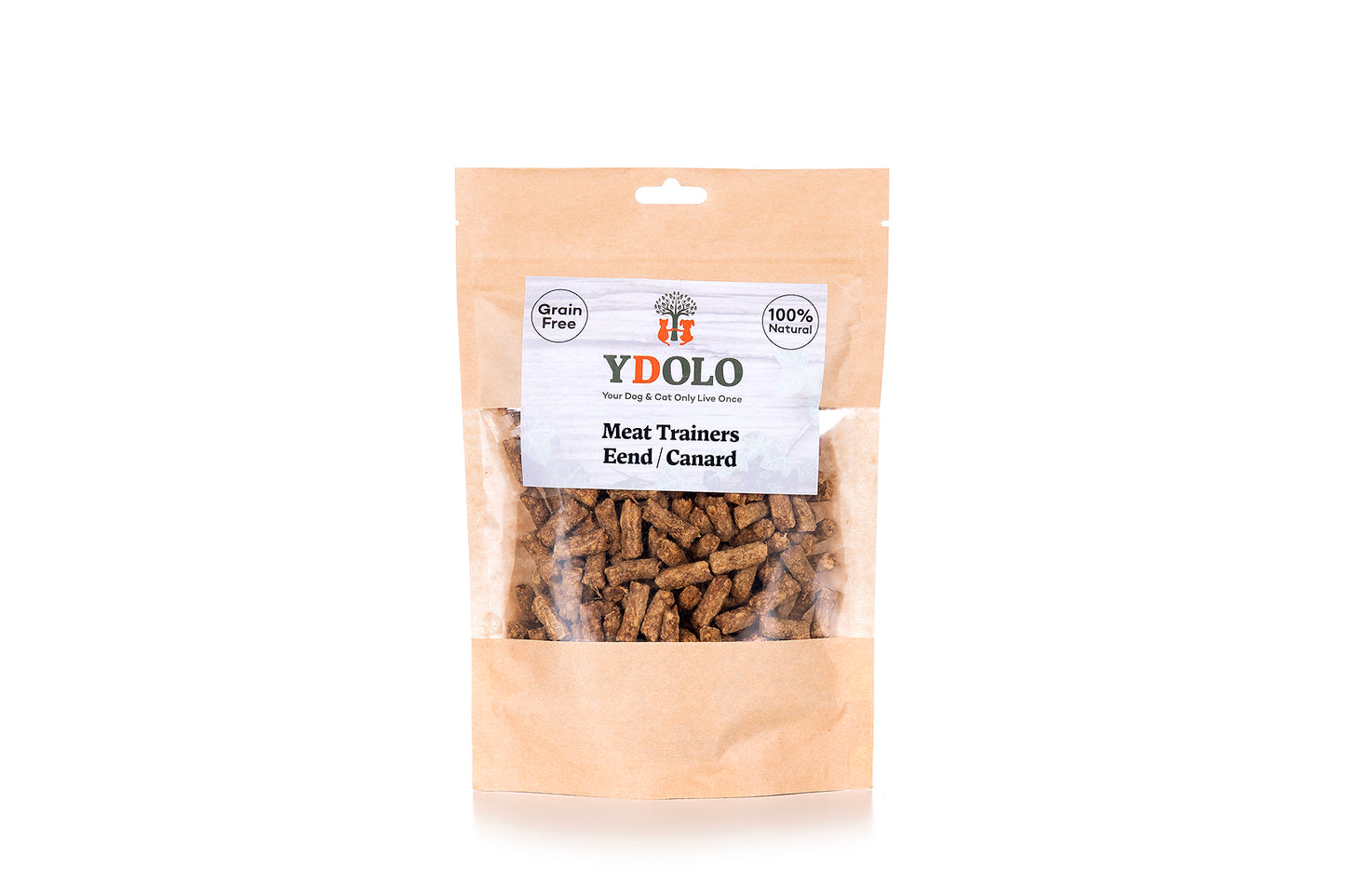 YDOLO Puur Vlees Trainers - Eend, 180g