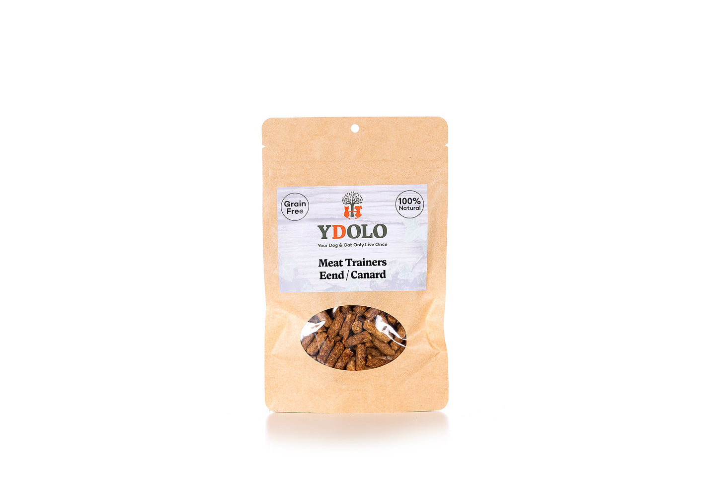 YDOLO Puur Vlees Trainers - Eend, 70g