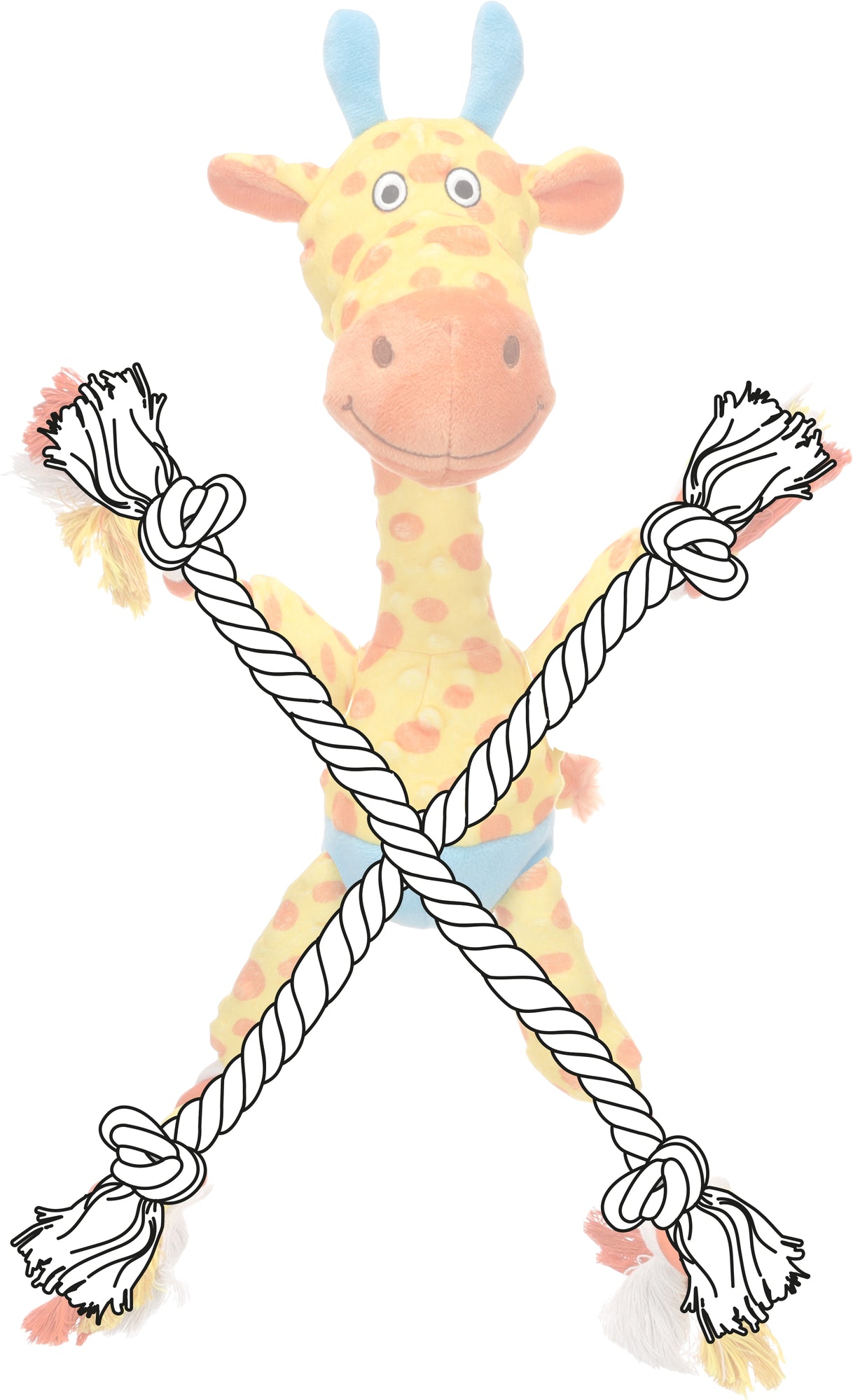 Torris Giraf met touw Geel