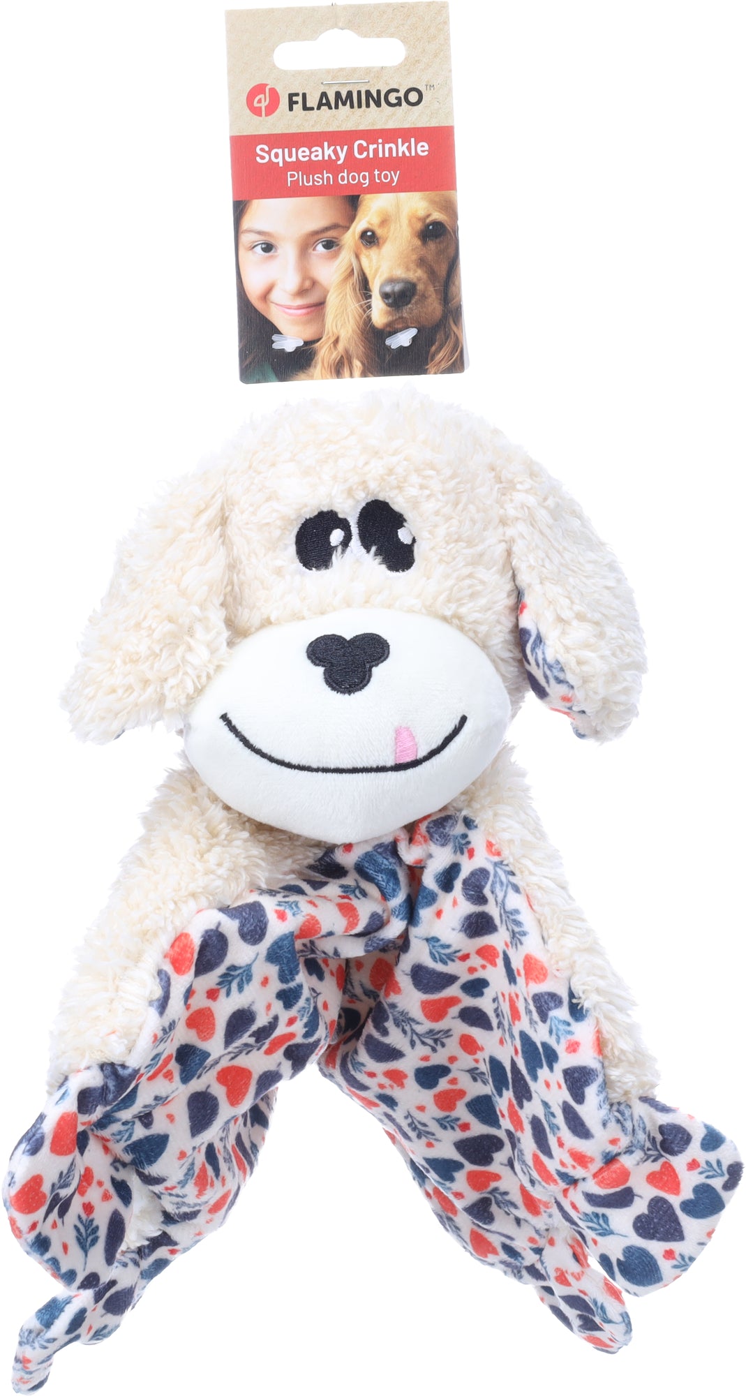 Floreo Hond Plat Beige